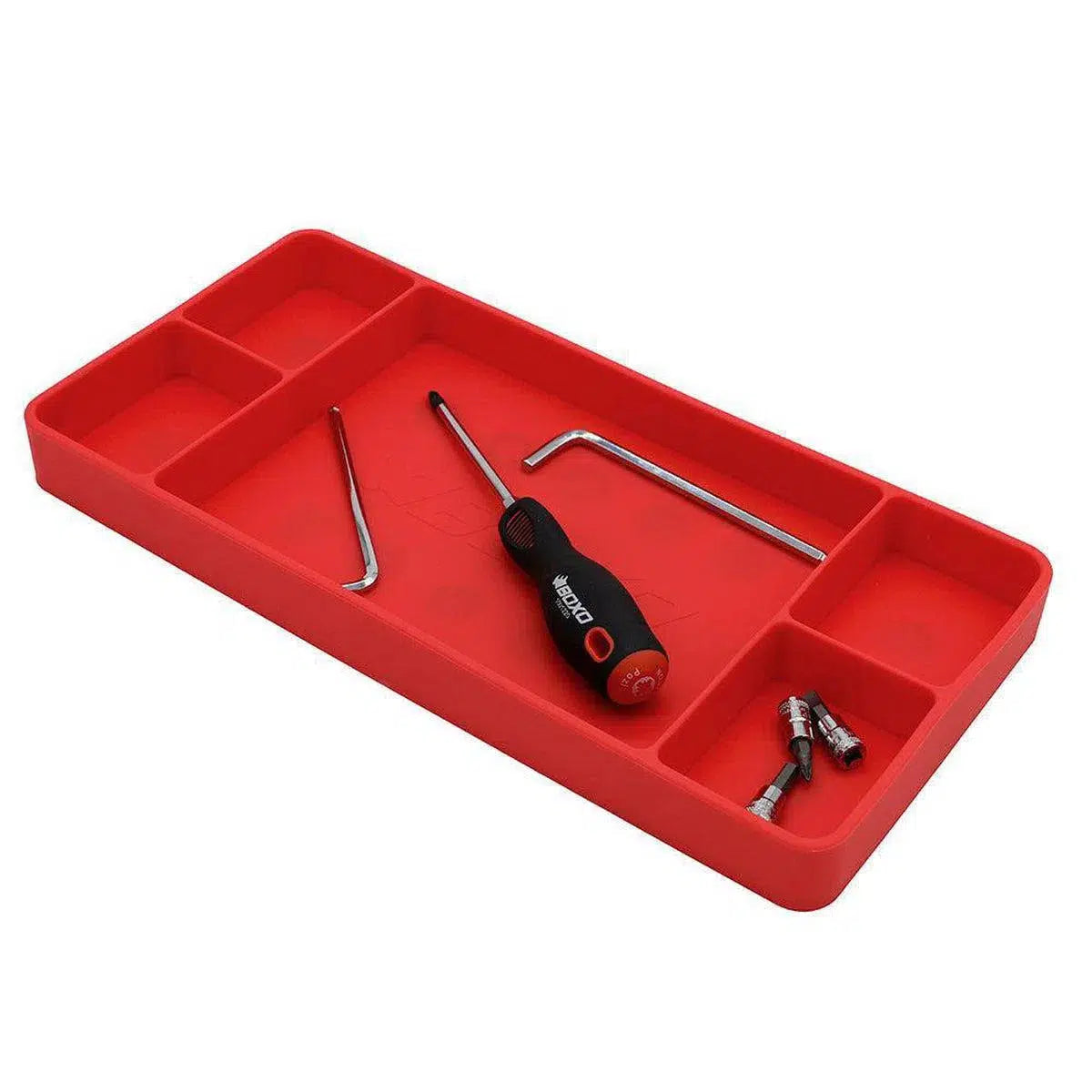 Happybuyes Red Magnetic Flexible Silicon Tool Tray SIT01