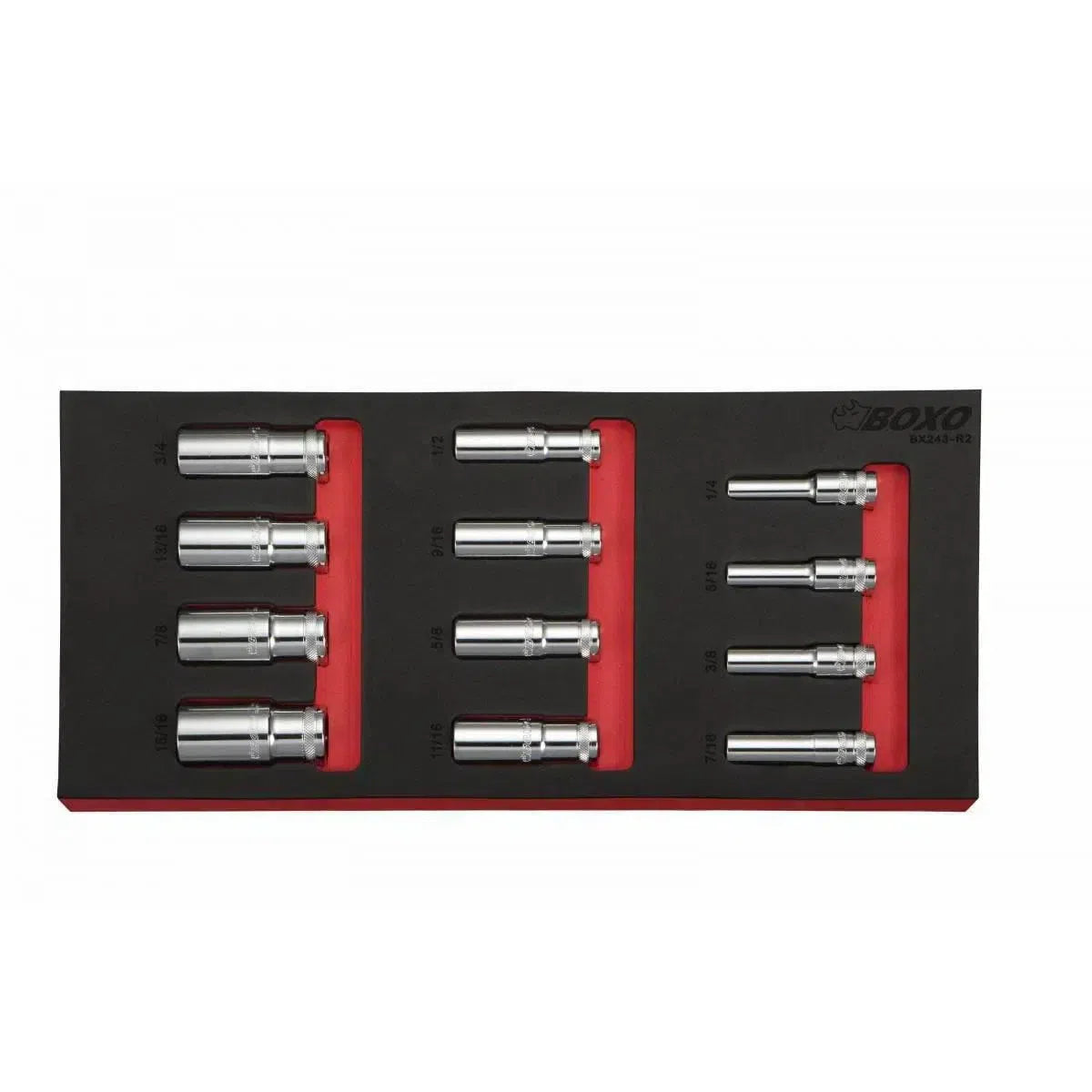 Happybuyes SAE 12-Point Master Tool Set | Advanced, 186-Pieces S12MTS-2