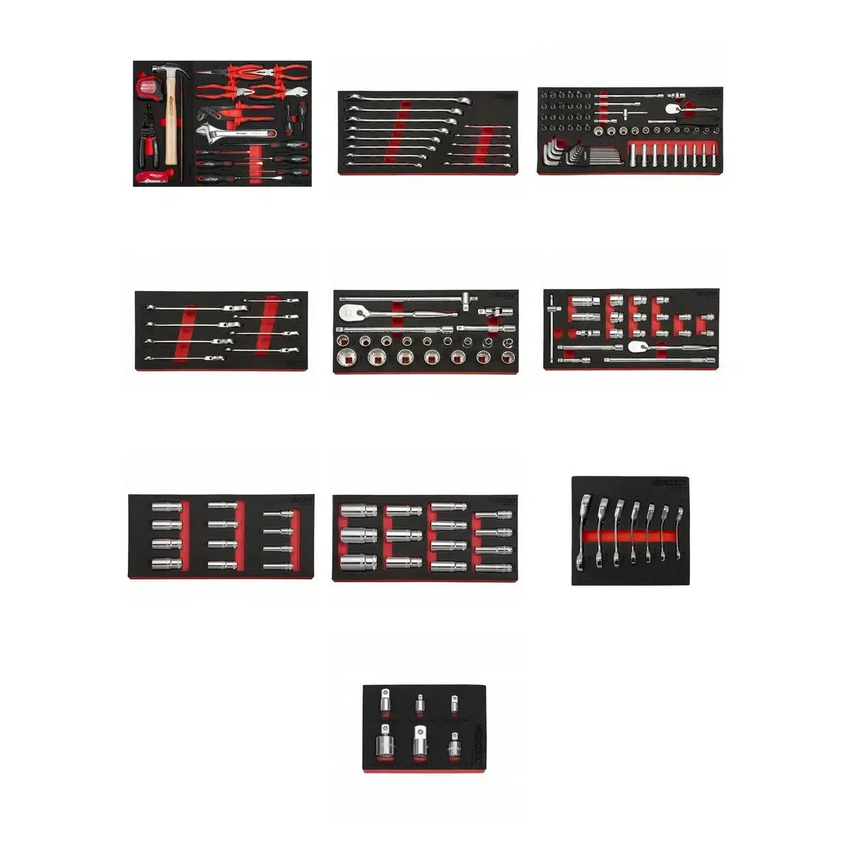 Happybuyes SAE 12-Point Master Tool Set | Advanced, 186-Pieces S12MTS-2