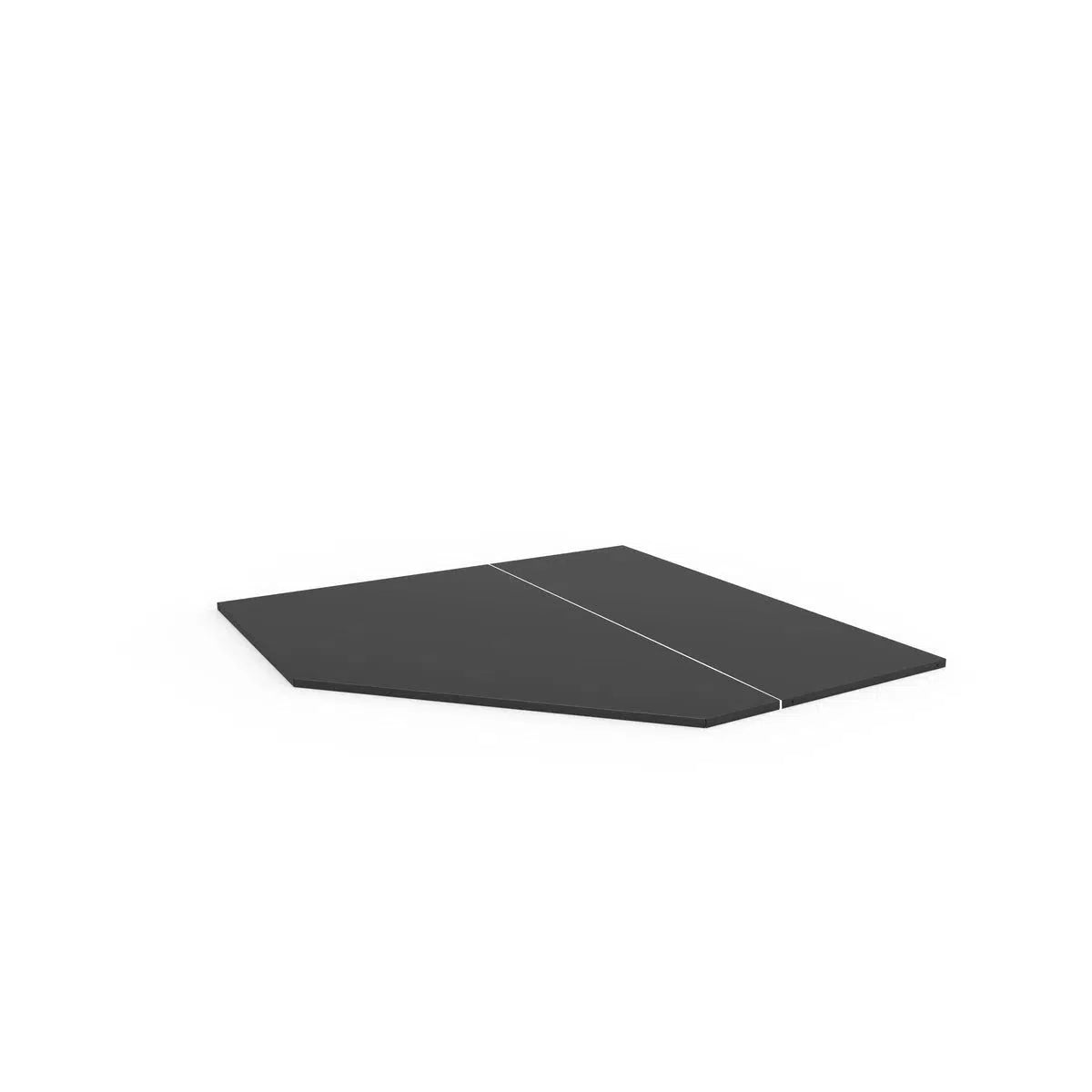 Happybuyes Shelves for Corner Cabinet MST30001ADG2, (2 Piece) Dark Grey P-MST-05DG2