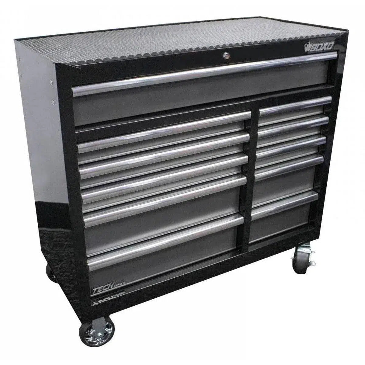 Happybuyes Tech Series | 41" 11-Drawer Bottom Roll Tool Chest | Gloss Black BT411111-BK