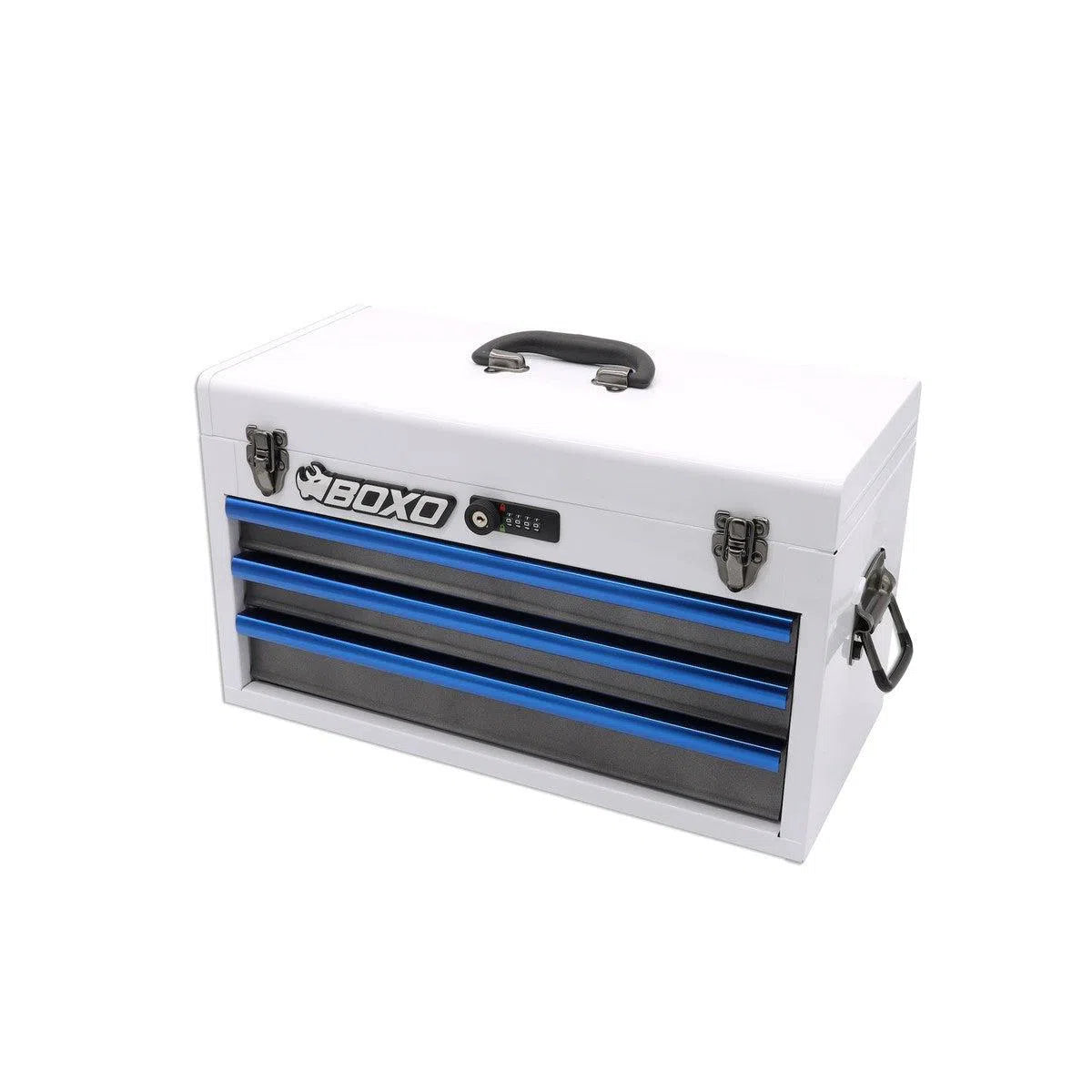 Happybuyes 133-Piece Metric 3-Drawer Hand Carry Tool Box ECC20301-001R2-B