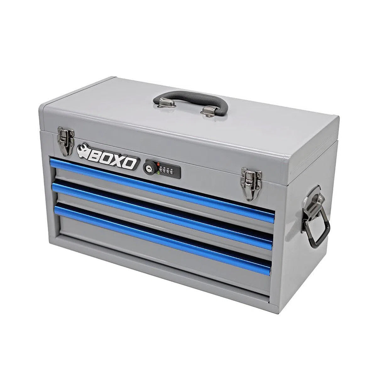 Happybuyes 117-Piece SAE 3-Drawer Hand Carry Tool Box ECC20301-002R2NGY1-B