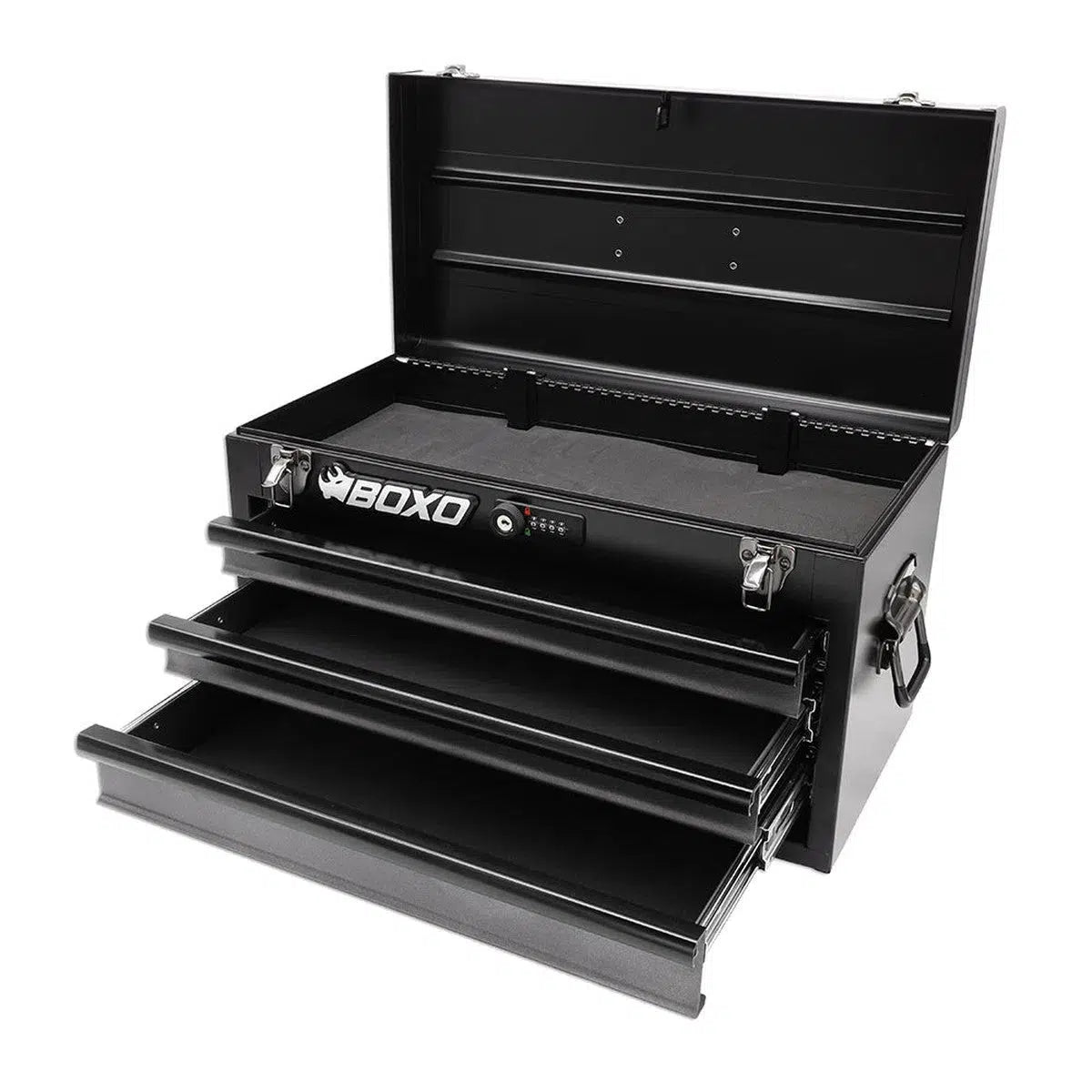 Happybuyes 20" 3-Drawer Hand Carry Tool Box ECC20301L-SBK1