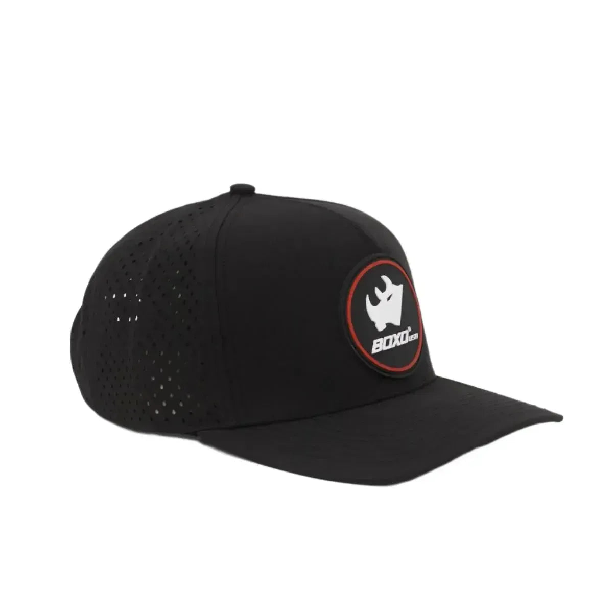 Happybuyes Happybuyes Blackout Rhino Snapback Hat BXH-BBS
