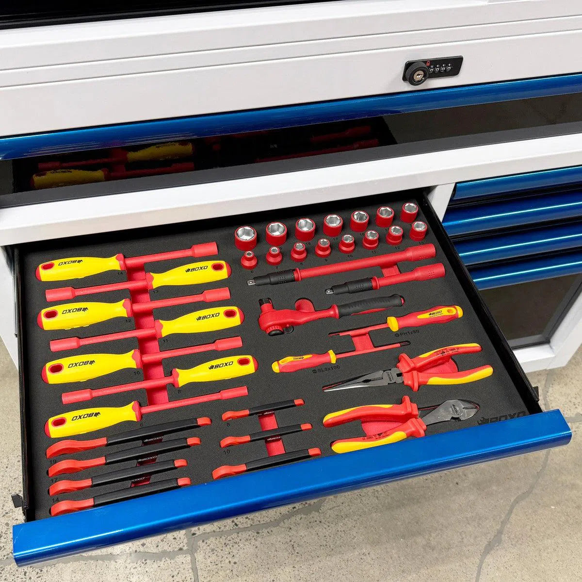 Happybuyes 36-Piece Insulated Electrical Tool Set BXI025