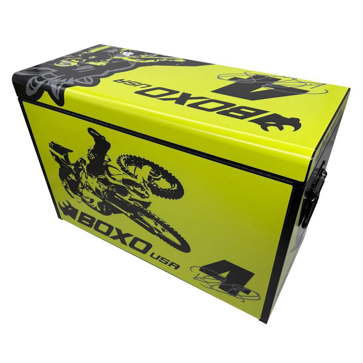 Happybuyes MotoBox | Ricky Carmichael 26" 5-Drawer Portable Tool Box with 103-Piece Metric Motorcycle Tool Set MOTOBX5-BK-RC2