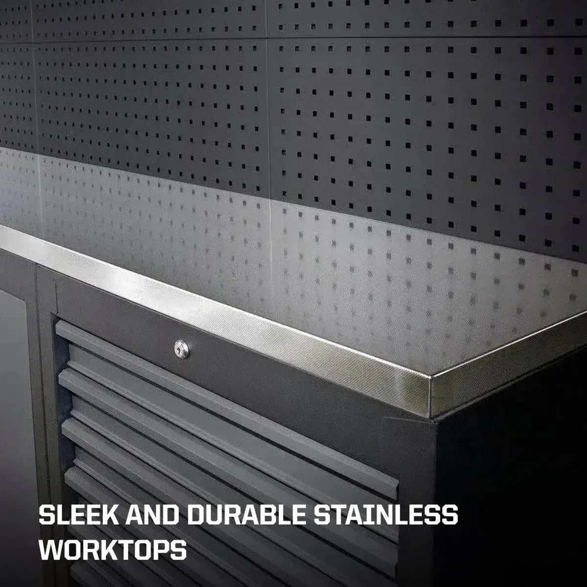 Happybuyes OSM Series | 104" 17-Piece Professional Organized Storage Modules Build Out | 11-Drawers, 6-Cabinets OSM-L17