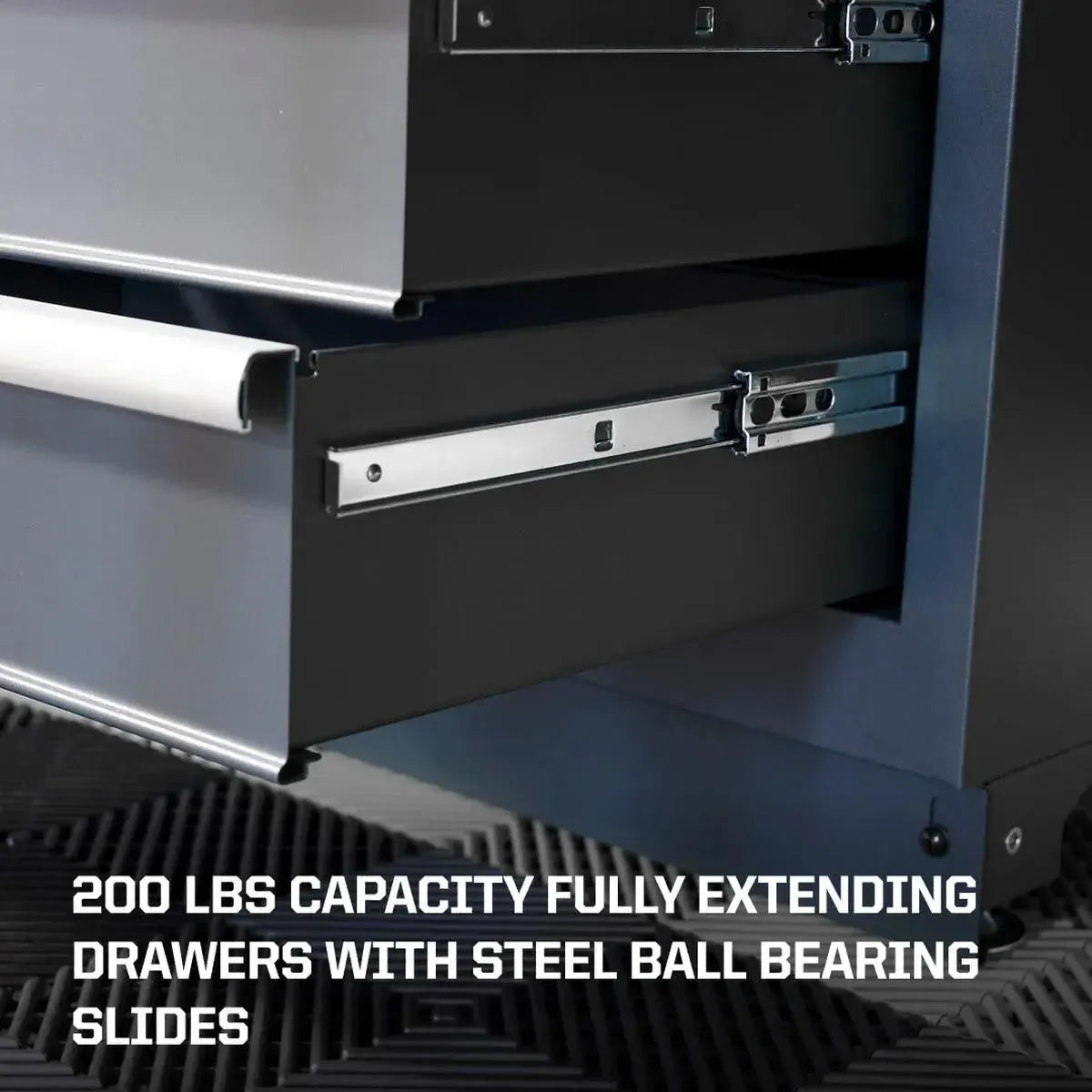 Happybuyes OSM Series | 104" 20-Piece Professional Organized Storage Modules Build Out | 10-Drawers, 7-Cabinets OSM-R20