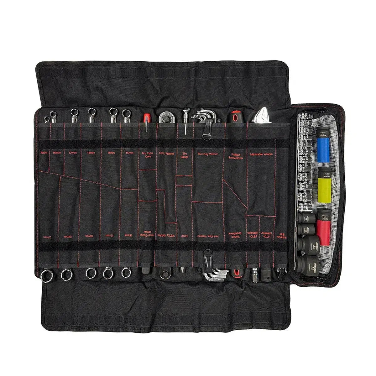 Happybuyes Off-Road Bag | 80-Piece Off-Road Tool Bag and Tool Roll PA916C