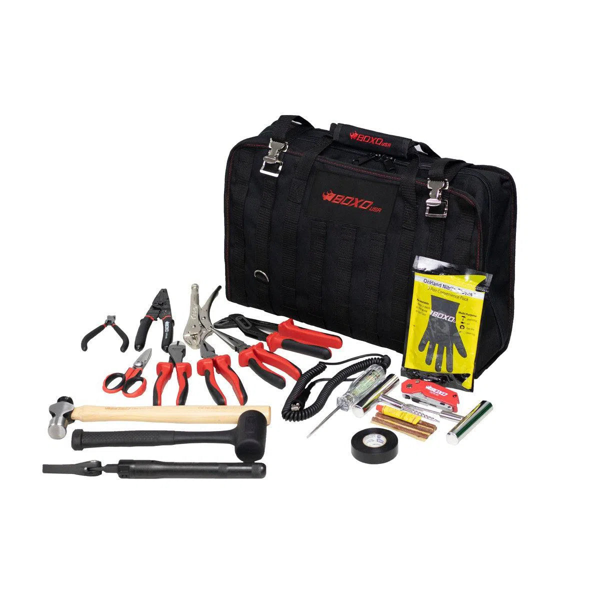 Happybuyes Off-Road Bag Combo | 108-Piece Off-Road Tool Bag and SAE Tool Roll PA916WSAE