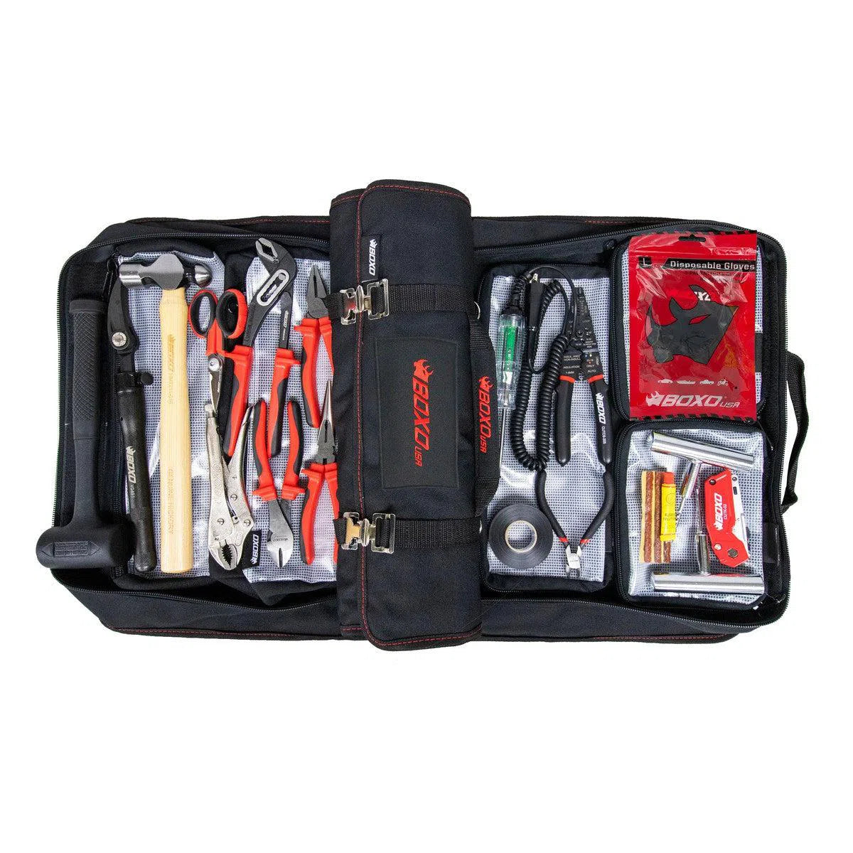 Happybuyes Off-Road Bag Combo | 108-Piece Off-Road Tool Bag and SAE Tool Roll PA916WSAE