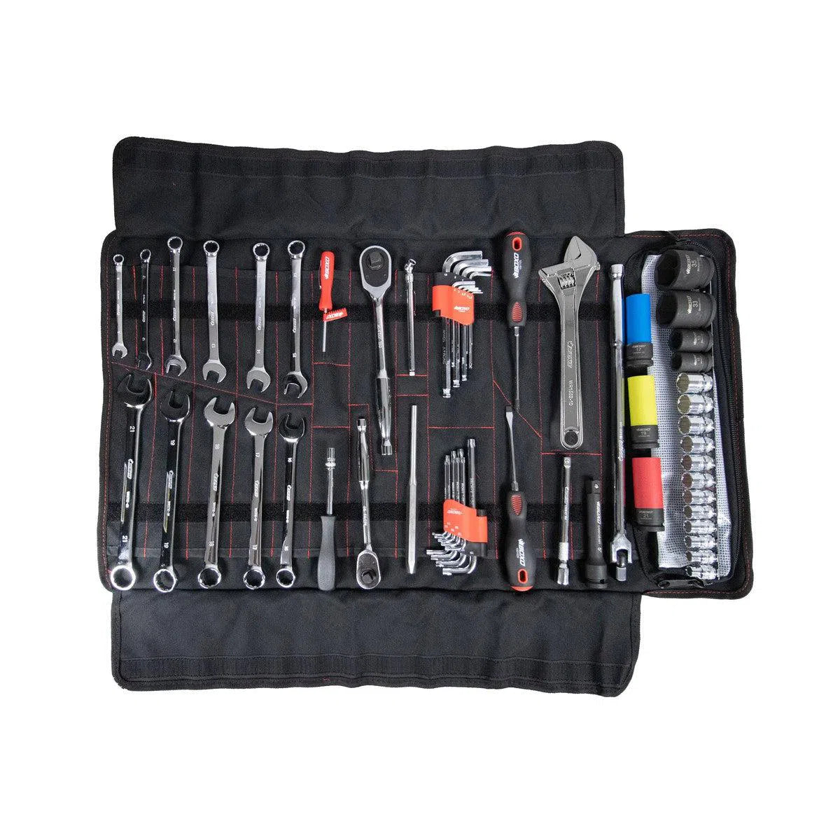 Happybuyes Off-Road Bag | 80-Piece Off-Road Tool Bag and Tool Roll PA916C