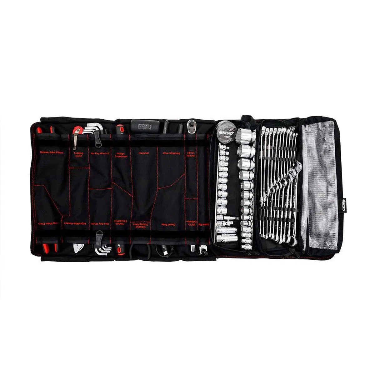 Happybuyes Boat Roll | 82-Piece Metric and SAE Marine Tool Roll and Dry Bag PA922