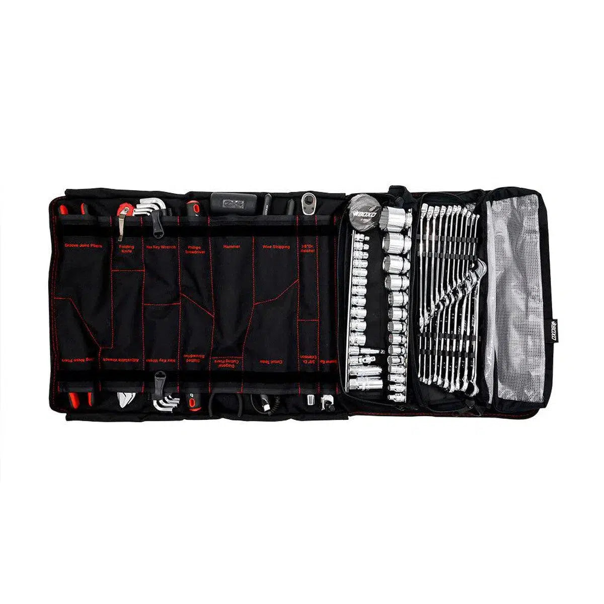 Happybuyes Combo Tool Roll | 82-Piece Metric and SAE Tool Roll and Dry Bag PA922