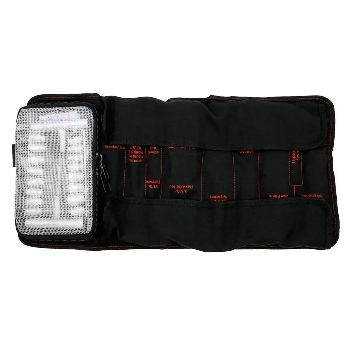 Happybuyes Adventure Motorcycle Roll | 40-Piece Metric Motorcycle Tool Kit PA923