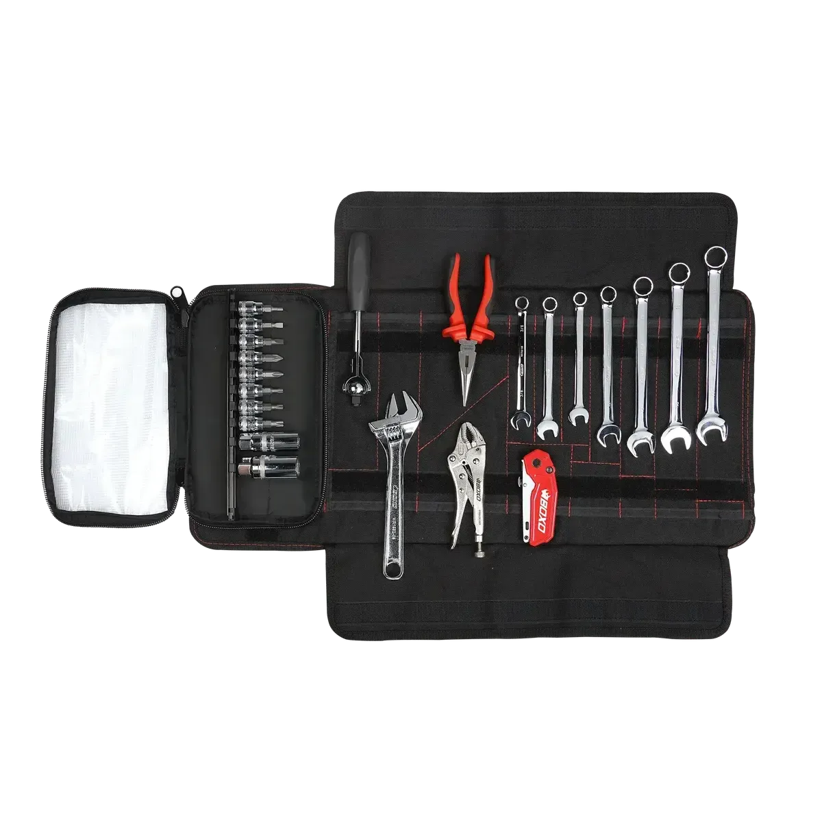 Happybuyes Snowmobile Roll | 23-Piece Metric & SAE Snowmobile Tool Kit PA924