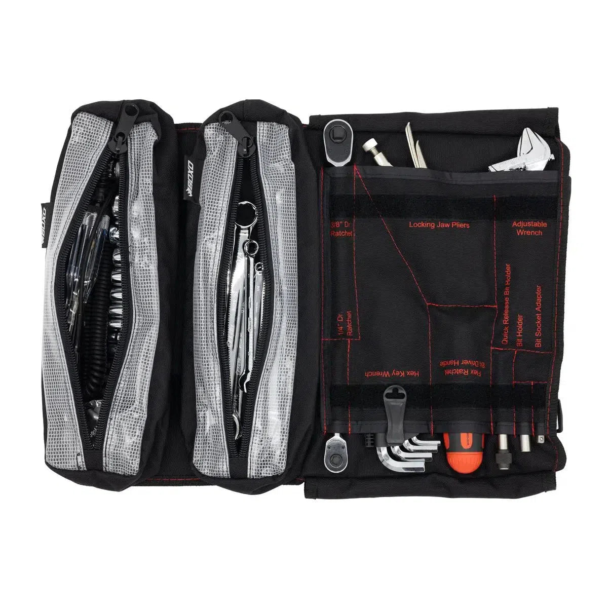 Happybuyes Motorcycle Roll | 48-Piece Motorcycle Tool Kit PA925