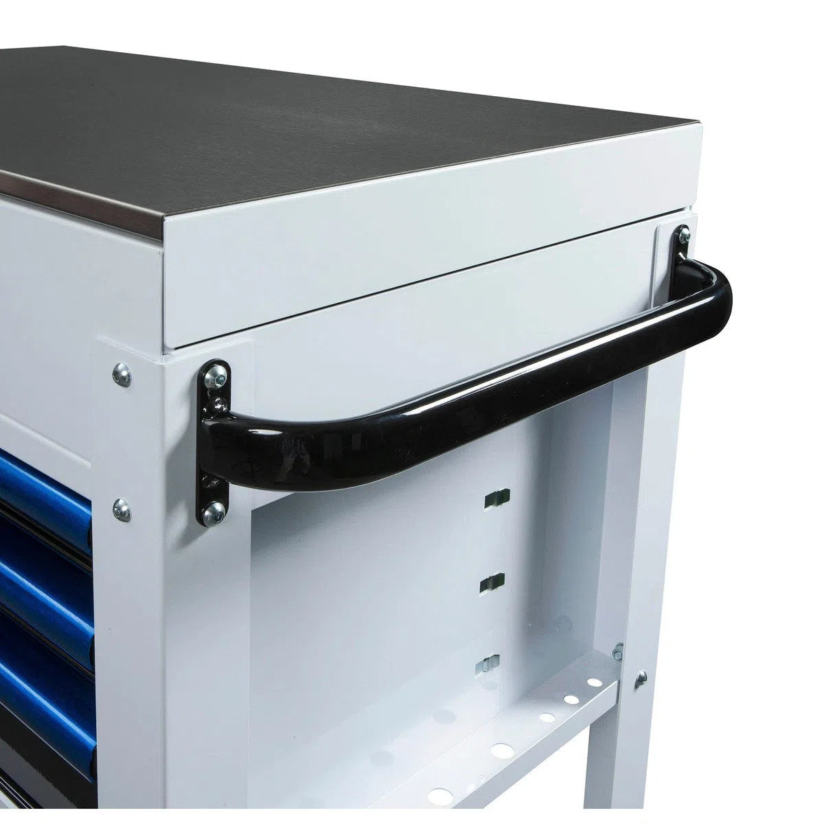 Happybuyes Pro Series | Loaded 35" 3-Drawer Slide-Top Service Cart Tool Box 35SBM-BK-R