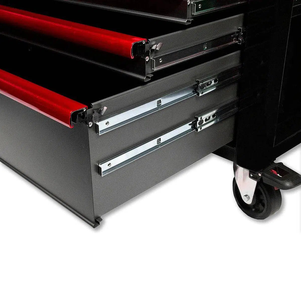 Happybuyes Pro Series | 35" 5-Drawer Flip-Top Service Cart Tool Box UAS341051L-BK-R