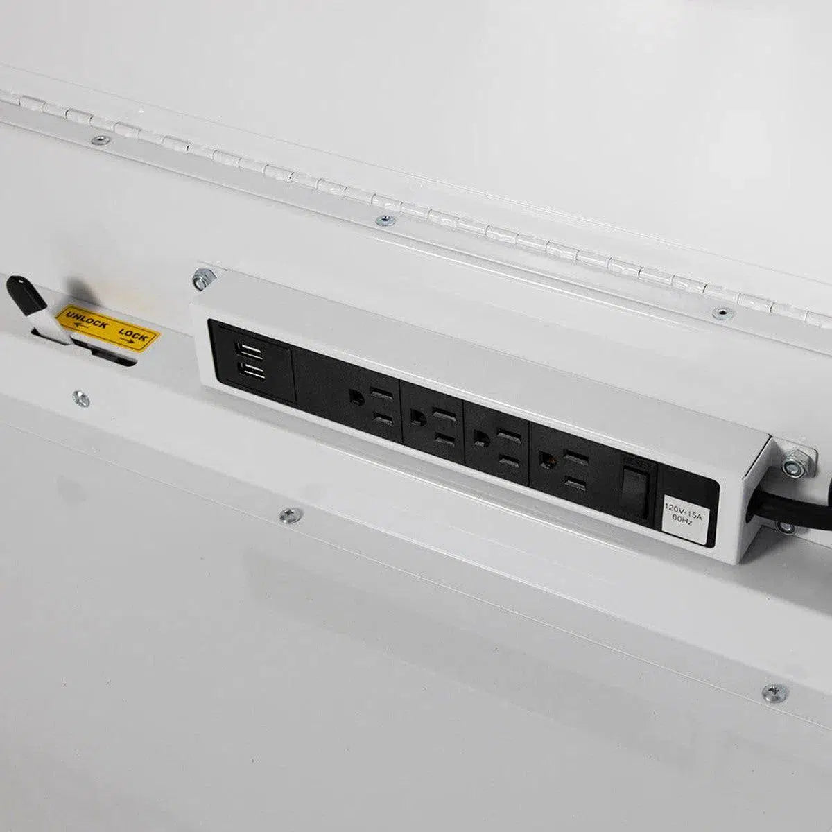 Happybuyes Pro Series | 35" 5-Drawer Flip-Top Service Cart Tool Box UAS341051L-BK-R