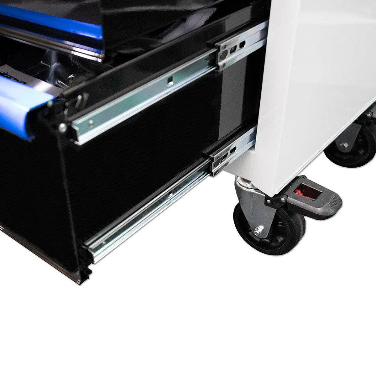 Happybuyes Pro Series | Loaded 72" 14-Drawer Rolling Tool Box 72BM-BK-R2