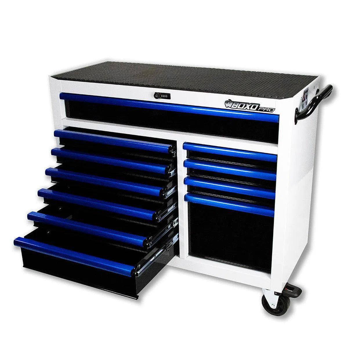 Happybuyes Pro Series | 45" 11-Drawer Rolling Tool Box UAT450111LM-BK-R